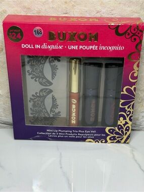 ⭐ BUXOM DOLL IN DISGUISE MINI LIP PLUMPING TRIO PLUS EYE VEIL